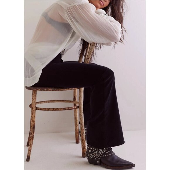 FP We The Free | Jayde High Rise Corduroy Flare In Carbon Beluga - Picture 12 of 14